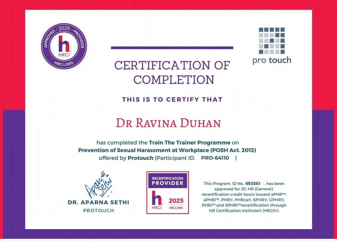 Certificate or Achievement